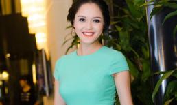 Á hậu Hoàng Anh đẹp mơ màng cùng sắc xanh