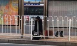 Bị kẹt cổ đến chết não, người đi đường ngó lơ