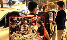 Mr. Đàm lái xế tiền tỷ đi ăn ốc cùng "cặp đôi" Phương Uyên - Thiều Bảo Trang