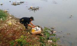 Phát hiện xác thai nhi không đầu trôi sông