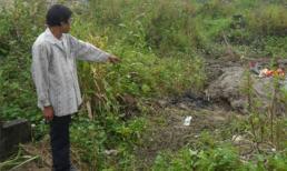 Thi thể người đàn bà phân hủy ở nghĩa địa