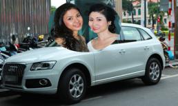 Uyên Thảo lái xế hộp 3 tỷ mới coóng đi "hẹn hò" Việt Trinh