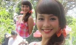 Xôn xao ảnh hot girl Khả Ngân học đòi mốt không mặc áo ngực