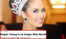 Tân Hoa hậu Thế Giới vướng tin đồn bị truất ngôi