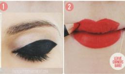 Đẹp hút hồn với 'mắt mèo' và môi đỏ căng mọng