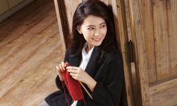 Cao Viên Viên xinh đẹp trổ tài đan len 