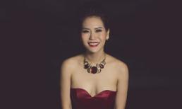 Hồng Mơ đầy kiêu sa với đầm dạ hội 