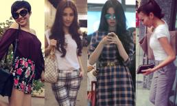 "Soi" style đường phố & sân bay của sao Âu Á tuần qua (P21)