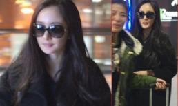 Dương Mịch che chắn bụng dấy lên tin đồn bầu bí