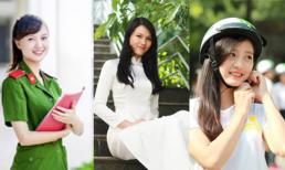 Ngây ngất với vẻ đẹp của 3 hoa khôi xinh nhất Hà Thành