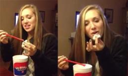 Ăn bông thấm nước cam để giảm cân