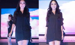 Mai Phương Thúy tự tin diện mốt áo không quần diễn thời trang