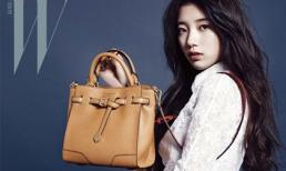 Suzy khoe vẻ đẹp cá tính với túi xách