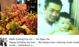 "Lùng" ảnh hot sao Việt (P.74): Cường Đôla tặng vợ bó hoa tuyệt đẹp ngày SN