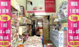 “Bóc mẽ” chiêu bán chăn ga gối khuyến mại giảm giá