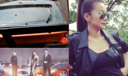 Thanh Hằng và Johnny Trí Nguyễn bị siêu xe đâm phải