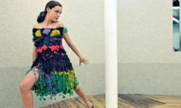 Những chiếc váy đẹp long lanh làm từ chất liệu độc đáo