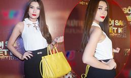 Lan Hương “nổi bần bật” với túi hiệu nghìn đô dự sự kiện