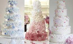 Những chiếc bánh ngọt ngào cho tiệc cưới lãng mạn