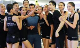 Hoàng My dạy tập thể lực cho thí sinh Next Top