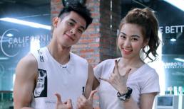 Ngân Khánh thân mật cùng Hồ Vĩnh Khoa trong phòng gym