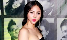 Á hậu Trà Giang gây chú ý với gương mặt nhọn hoắt