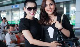 Lâm Chi Khanh mặc kín đáo đón ngôi sao chuyển giới Bell Nuntita