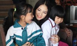 Trần Thị Quỳnh làm từ thiện sau "lùm xùm" Hoa hậu Quý bà 