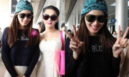 "Mỹ nhân chuyển giới" Nong Poy tươi rói khi đặt chân đến Việt Nam