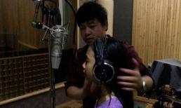 Phương Mỹ Chi bật khóc khi thu âm cùng ba nuôi Quang Lê