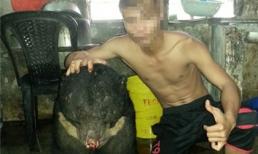 Nam thanh niên khoe ảnh giết gấu lên mạng