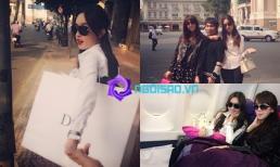 Sau khi shopping "mạnh tay", mỹ nhân Nong Poy vừa rời khỏi Việt Nam