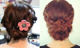 Tóc búi sang trọng cho đêm tiệc Giáng sinh 