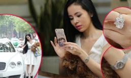 Diễn viên Hạ My lái Bentley "phủ" đồ hiệu gần 20 tỷ dạo phố