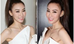 Ngân Khánh "lấp ló" vòng một, xuất hiện sau sự cố lộ ngực