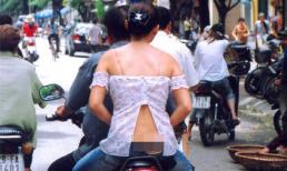 Quần cạp trễ gây "nóng mắt" từ trường ra phố