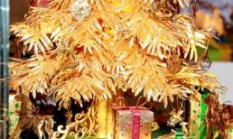 Cây thông Noel vàng giá nửa tỷ đồng tại Việt Nam