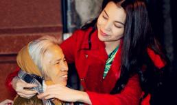 Trà Ngọc Hằng tặng áo ấm cho người dân thủ đô giữa đêm khuya