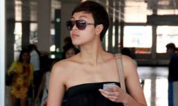 Phương Mai khoe vai trần sau sự cố lộ ngực