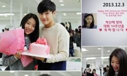 Park Shin Hye kỉ niệm 10 năm vào nghề tại trường quay "Người thừa kế"