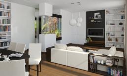 Để căn hộ chật rộng như biệt thự