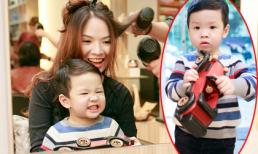 Con trai Đan Lê "cực cu-te" đi làm tóc cùng mẹ