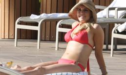 Hoa hậu Mỹ vô tư diện bikini khoe thân hình đồ sộ