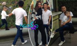 Lộ loạt ảnh Subeo cùng bố mẹ vui chơi tại Mỹ