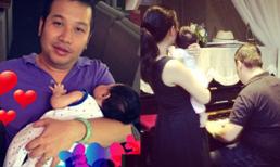 Ảnh hạnh phúc của gia đình Phạm Quỳnh Anh