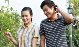 Thùy Trang ngượng ngùng khi đứng cạnh bạn trai