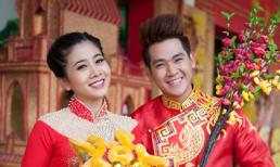 Phùng Ngọc Huy cùng người yêu rực rỡ xuống phố xuân