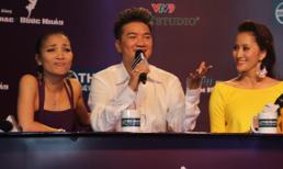 Mr Đàm bất ngờ làm giám khảo cuộc thi nhảy cùng hai mỹ nhân xinh đẹp