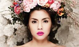 Hà Tăng khoe vẻ đẹp 'sắc nước hương trời' cùng vương miện hoa