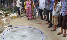 Hiện tượng lạ: 'Máu' trào lên từ nền xi-măng